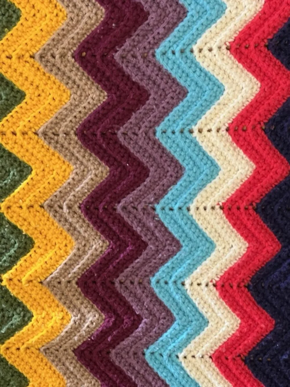 Handmade vintage afghan